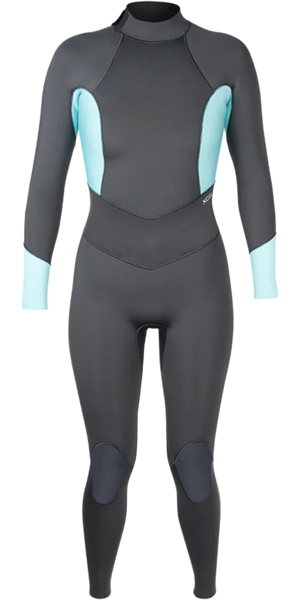 Xcel Womens Axis 4/3mm Back Zip Wetsuit WN43AXG0G - Graphite